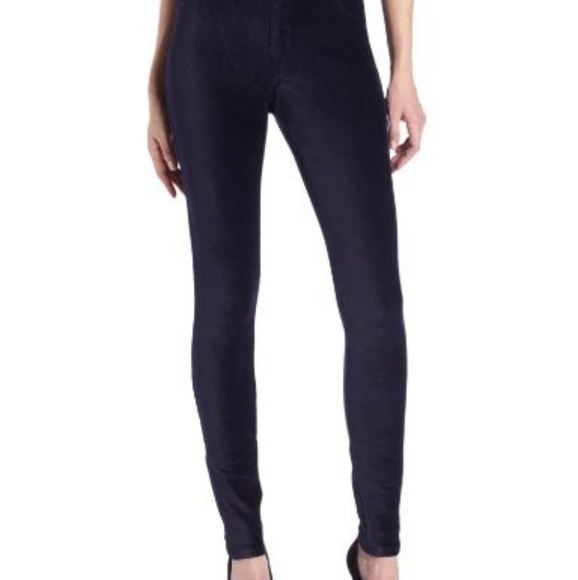 Hue Navy Blue Corduroy Leggings 